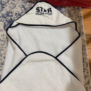 Golden Goose White Hooded Towel